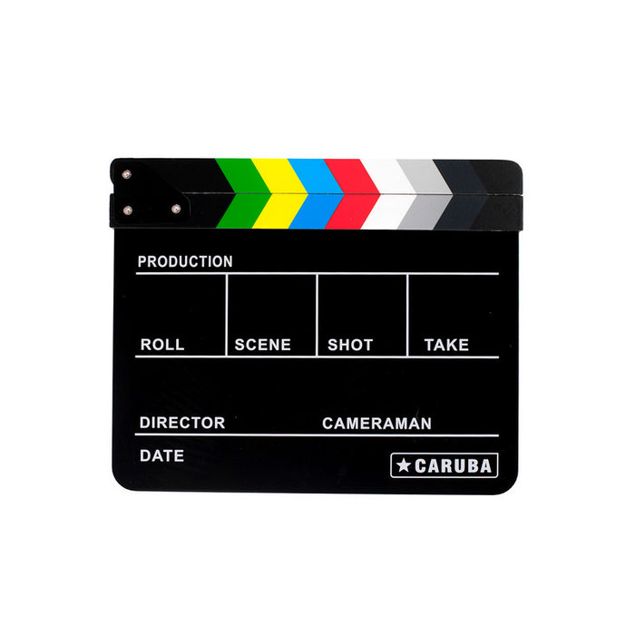 Caruba Filmska klapa PRO - Crna/kolor - 30x24,5cm (kreda)