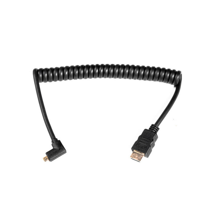 Caruba CHC-3 HDMI-MicroHDMI spiralni kabel (kutni) 45cm