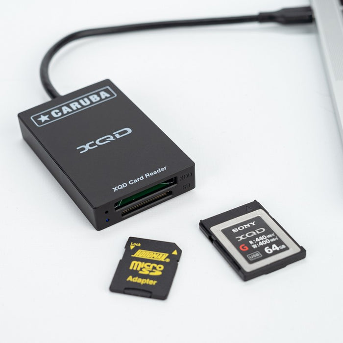 CARUBA Čitač kartice 2 in1 XQD + SD USB-C