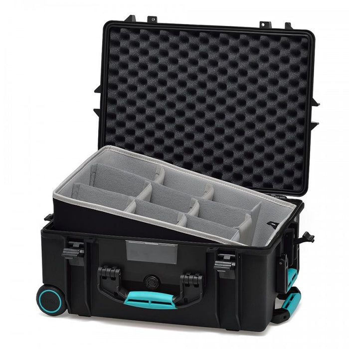 HPRC 2600W Plastični kofer s kotačima (ispuna-second skin) Blue Bassano