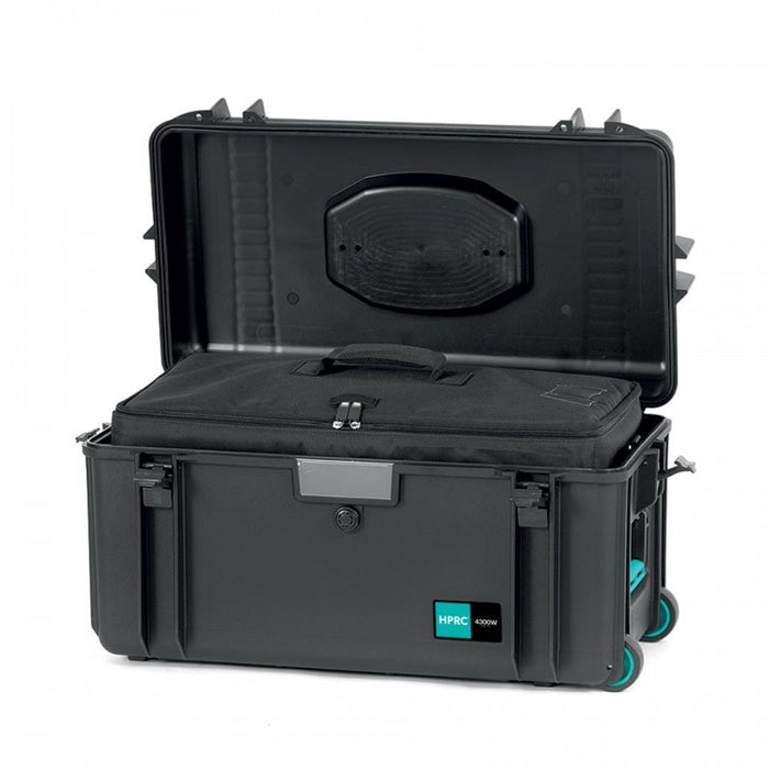 HPRC 4300W Plastični kofer sa kotačima (ispuna-torba) Blue Bassano