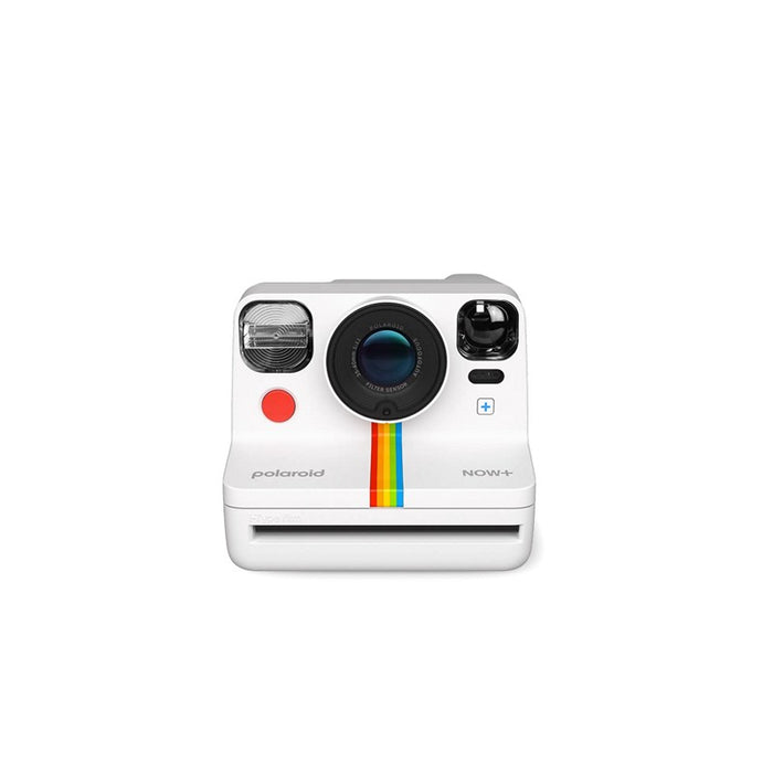 Polaroid Now+ Generation 2, White, instant fotoaparat - Bluetooth Connected I-Type Instant Film Camera + 5 Lens Filter Set