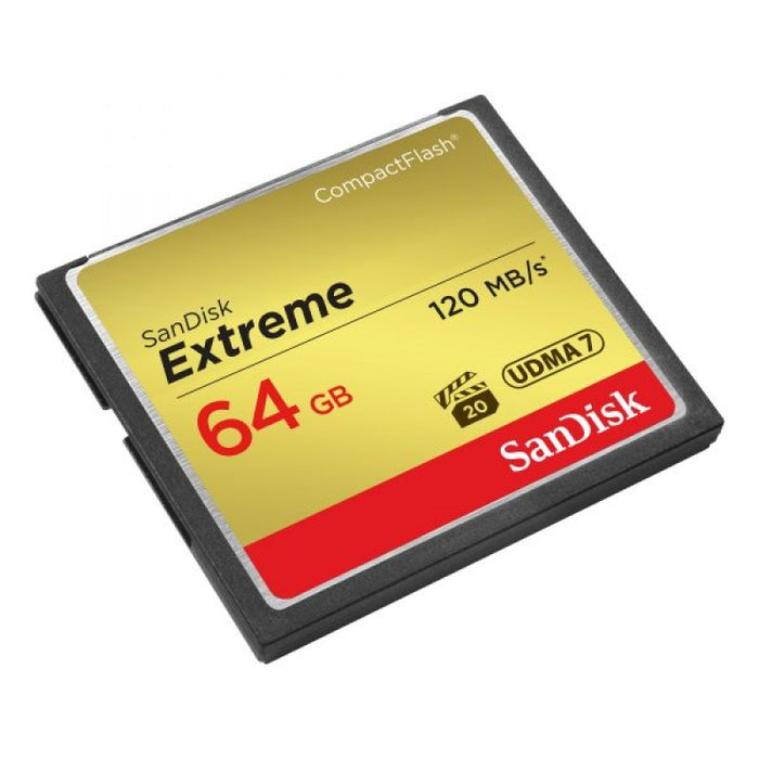 SanDisk memorijska kartica Extreme CF  64GB 120MB/s, 85MB/s write, UDMA7