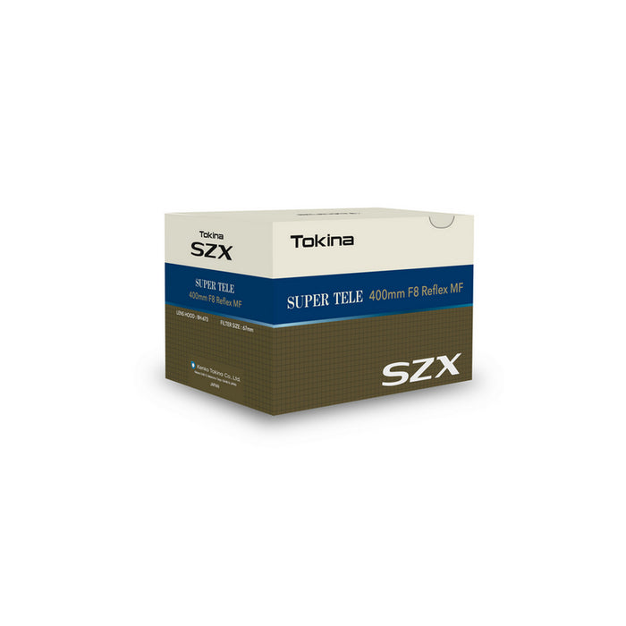 Tokina objektiv SZX SUPER TELE 400mm F8 Reflex MF Canon EOS-EF (67mm)