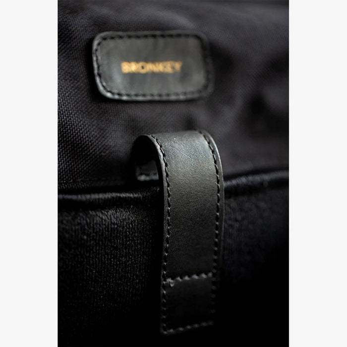 BRONKEY ROMA Black kožna foto torba