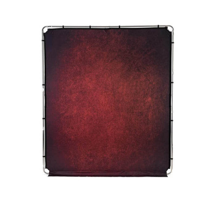 Manfrotto EzyFrame Vintage pozadina 2x2.3m Crimson / s okvirom