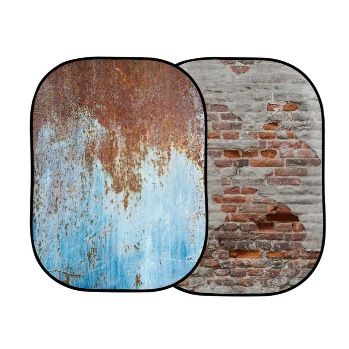 Lastolite Urban Rusty Metal/Plaster Wall 1,5x2,1m - pozadina na okviru