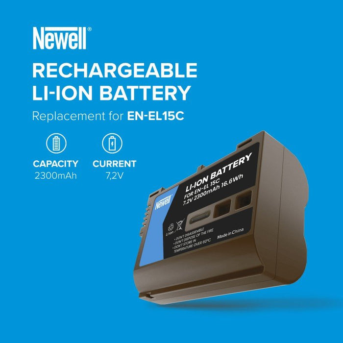 Newell baterija za Canon USB-C LP-E6HN 7,2V 2300mAh