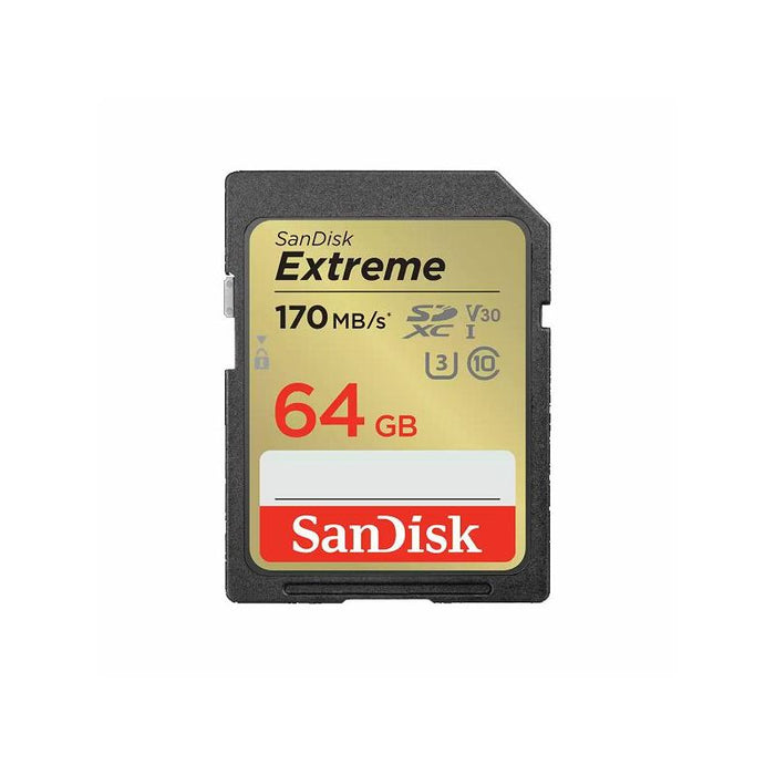 SanDisk memorijska kartica Extreme SDXC Card  64GB 170MB/s V30 UHS-I U3