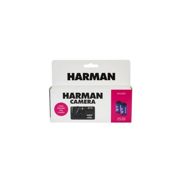 Harman Reusable 35mm Camera with Flash + 2x Kentmere PAN 400