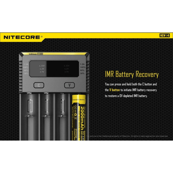 Nitecore Punjač baterija i4 / intiligentni / za 4 baterije