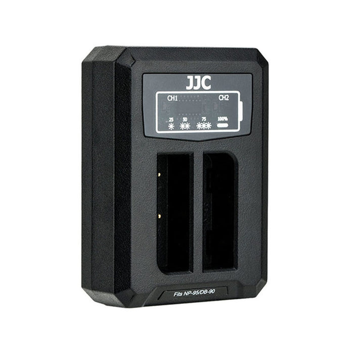 JJC USB Dual punjač za Fuji NP-95/Ricoh DB-90