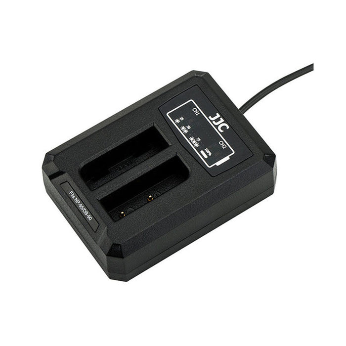 JJC USB Dual punjač za Fuji NP-95/Ricoh DB-90