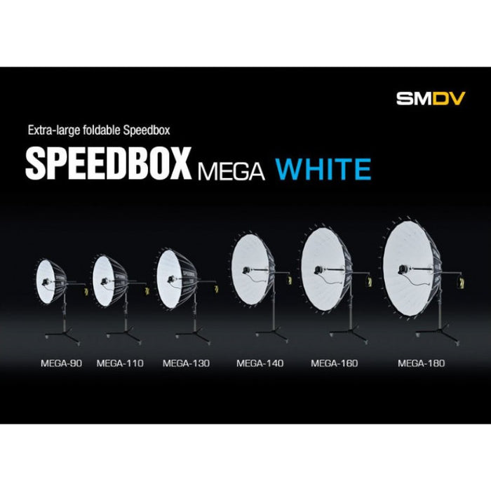 SMDV SPEEDBOX MEGA-140 SILVER -  MEGA 140cm sklopivi softbox / bez adaptera