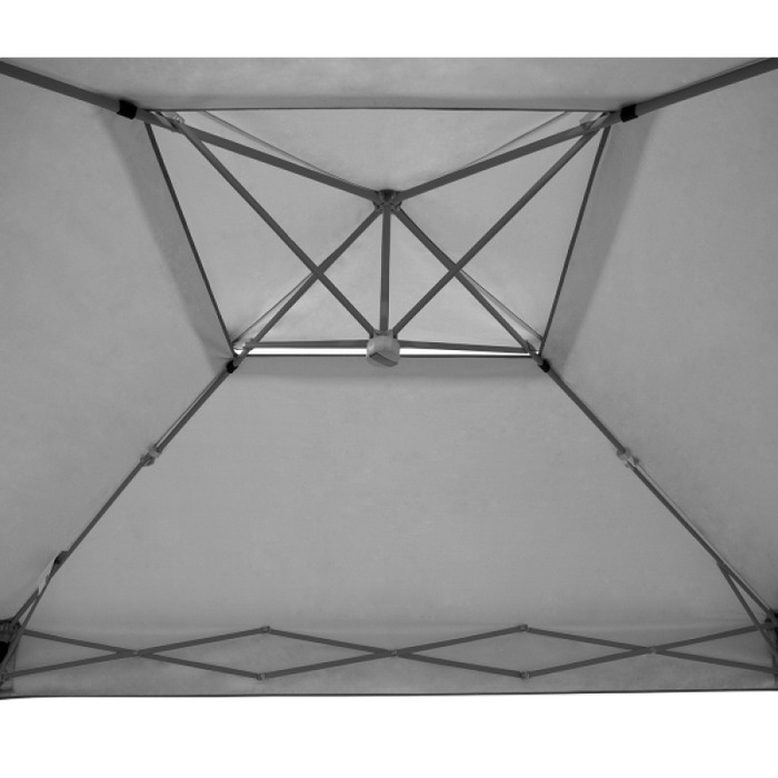 E-Z UP® PATRIOT 3x3m šator, sivi okvir + krov + torba na kotačima