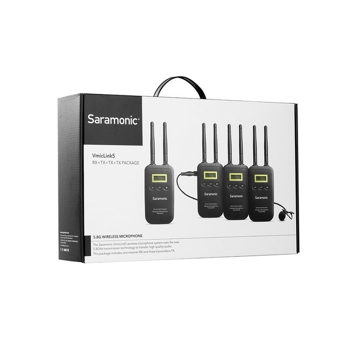 SARAMONIC VmicLink5 (RX+TX+TX+TX) Digital wireless microphone systems