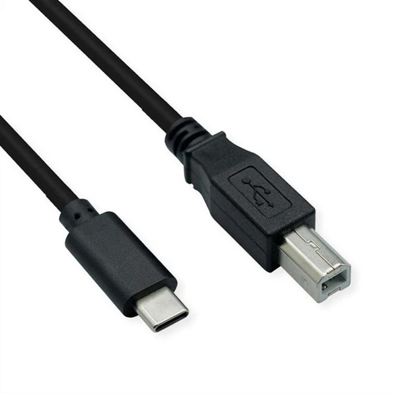 Roline USB2.0 Kabel TIP C, C-B, M/M, 1.8m, crni