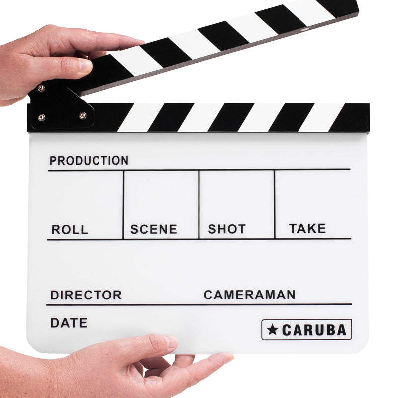 Caruba Filmska klapa PRO - Bijela/BW - 30x27cm (whiteboard)