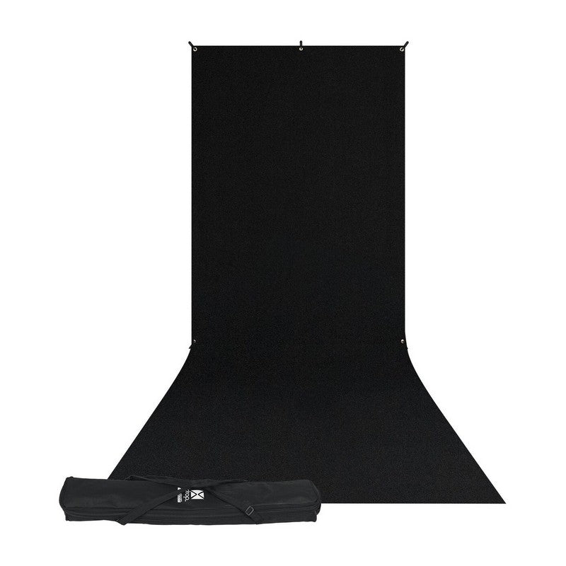 Westcott X-Drop držač + 1,5x3,7m Crna pozadina SET