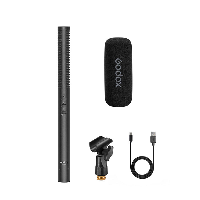 Godox Mikrofon VDS-M3 Supercardioid Condenser Shotgun mic