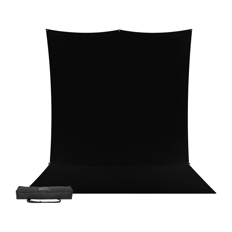 Westcott X-Drop držač + 2,4m x 3,9m Crna pozadina SET