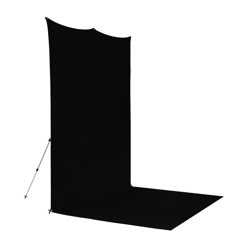 Westcott X-Drop držač + 2,4m x 3,9m Crna pozadina SET