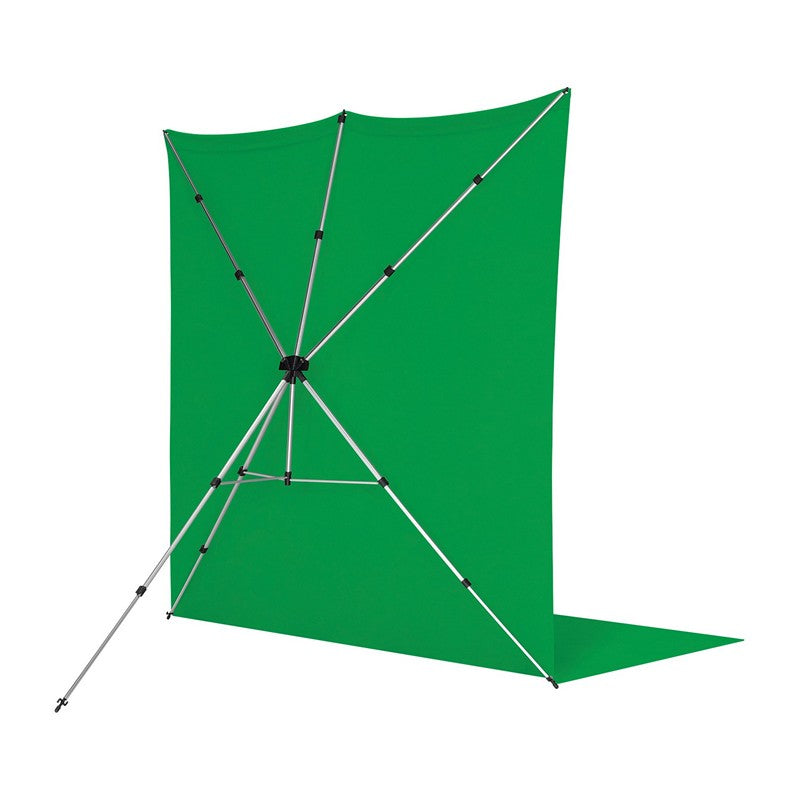 Westcott X-Drop držač + 2,4m x 3,9m Zelena Chromakey pozadina SET