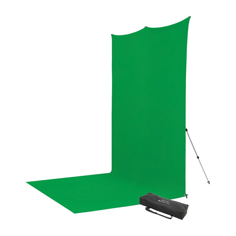 Westcott X-Drop držač + 2,4m x 3,9m Zelena Chromakey pozadina SET