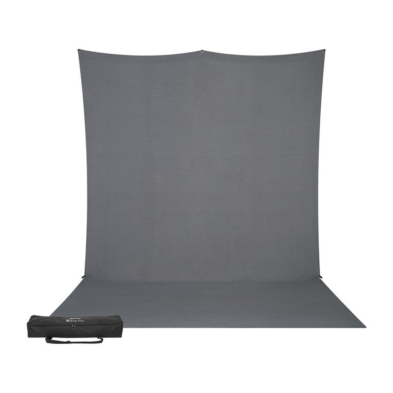 Westcott X-Drop držač + 2,4m x 3,9m Siva pozadina SET