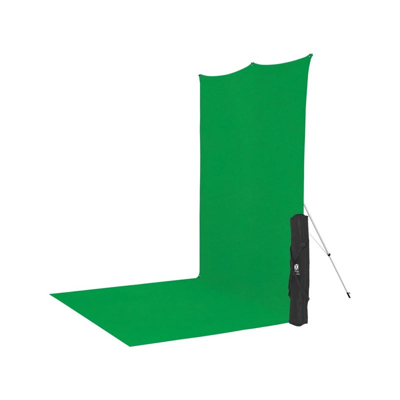 Westcott X-Drop držač + 1,5x3,7m Chromakey pozadina SET