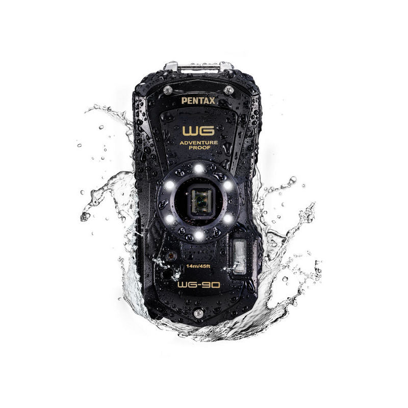 Pentax WG-90 black KIT (float.strap+neoprene case)