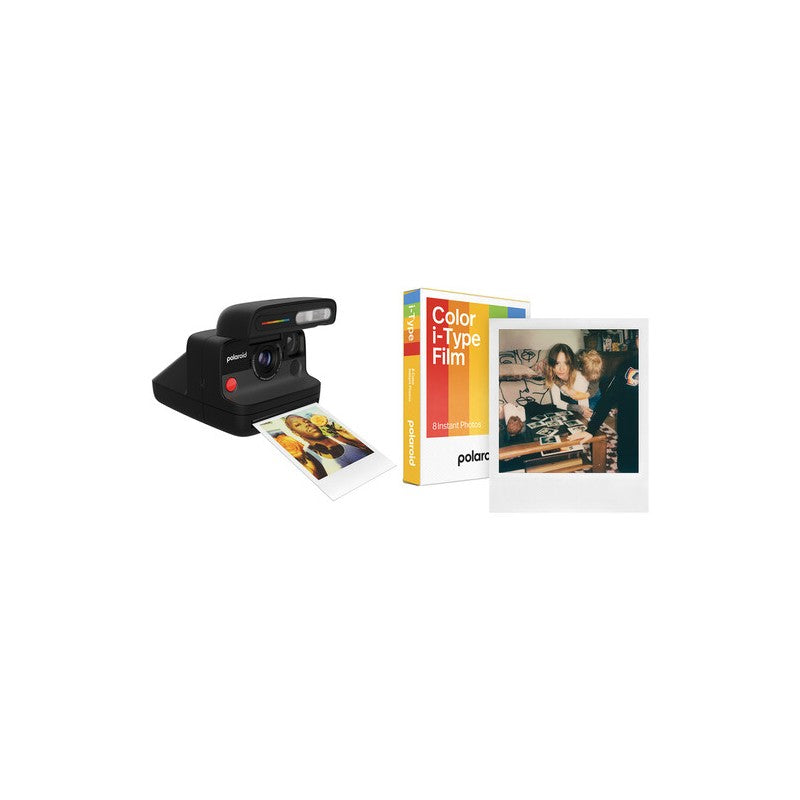 Polaroid FLIP - Black - inst. fotoaparat BUNDLE +1/8 i-type