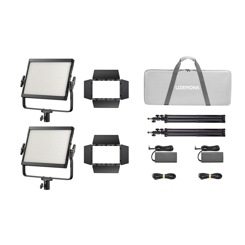 Godox LED Litemons LP600Bi Bi-Color Light Panel - K2 Set (BK)