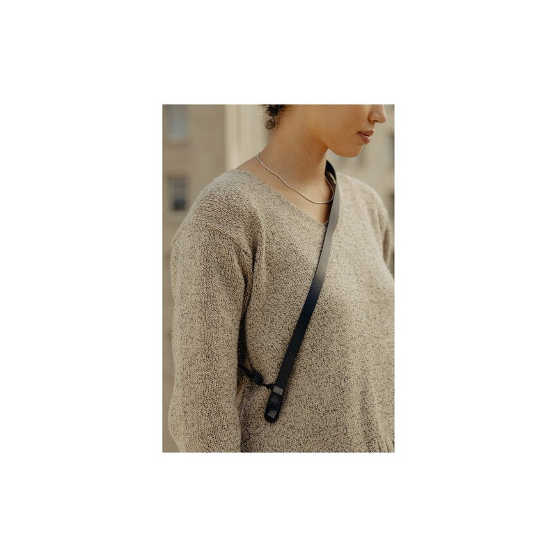 PeakDesign FORM LEATHER STANDARD remen za fotoaparat Black