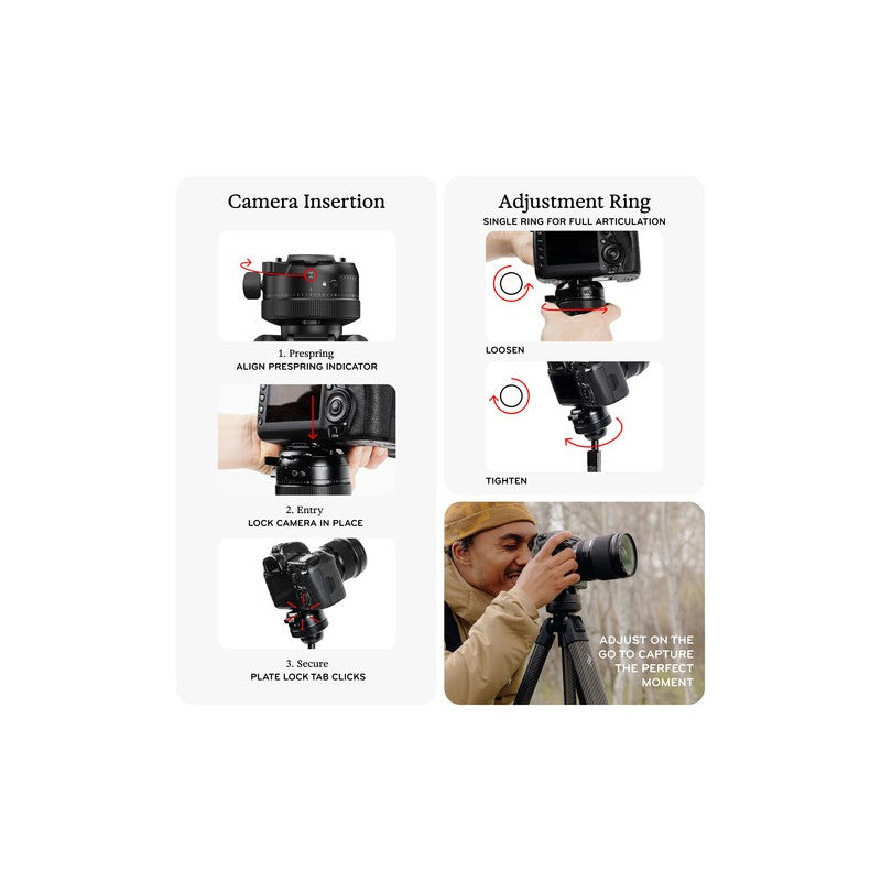 PeakDesign Pro tripod lite - carbon stativ