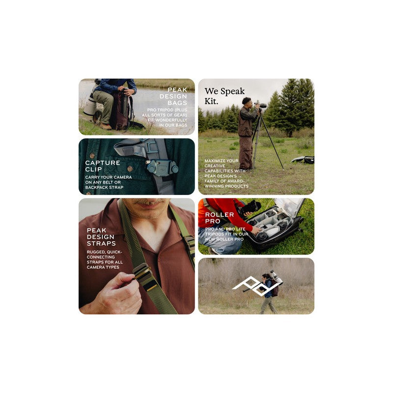 PeakDesign Pro tripod lite - carbon stativ