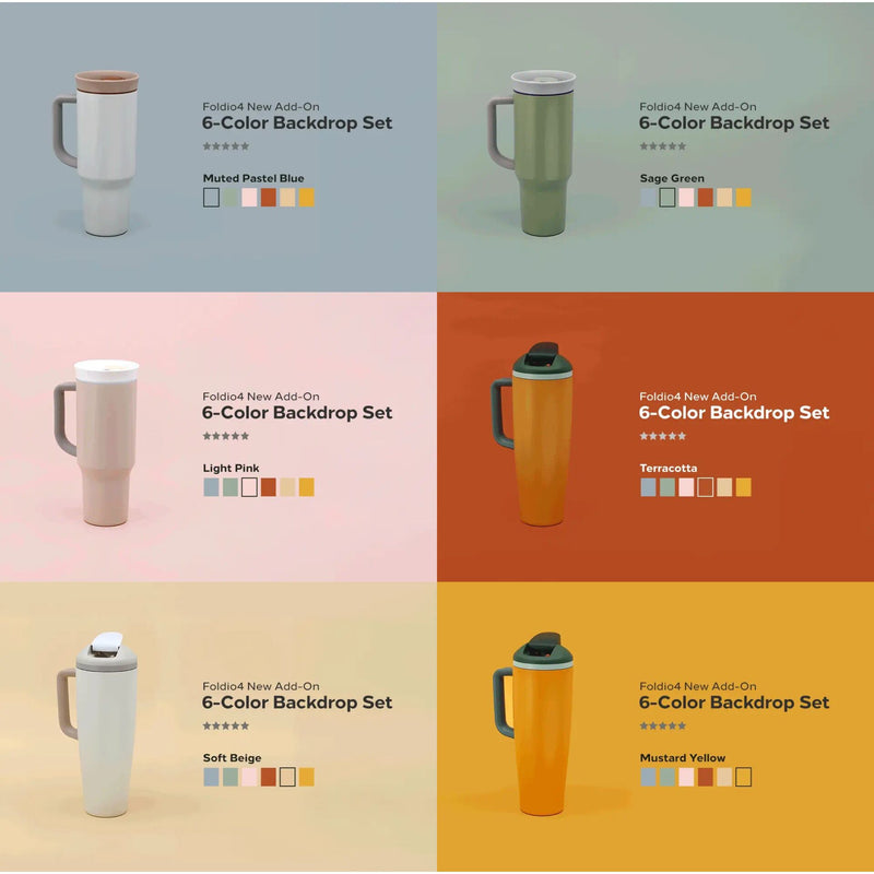 Orangemonkie pozadine za Foldio 3 (set sa 6 boja) obostrano