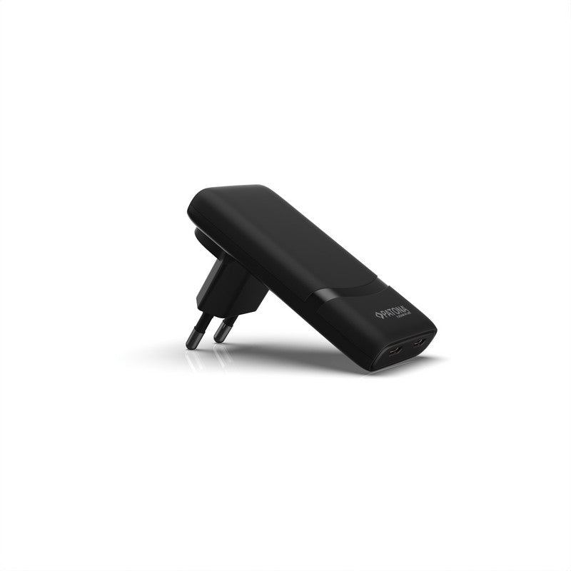 Patona Punjač GaN Premium PD65W Flat 2x USB-C QC3.0