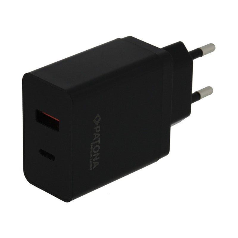 Patona Punjač GaN Premium PD36W B 1xUSB-C 1xUSB-A PD3.0 QC3