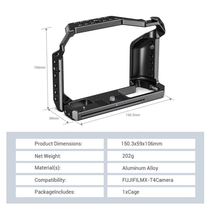 SmallRig Cage for Fujifilm X-T4 / 2808