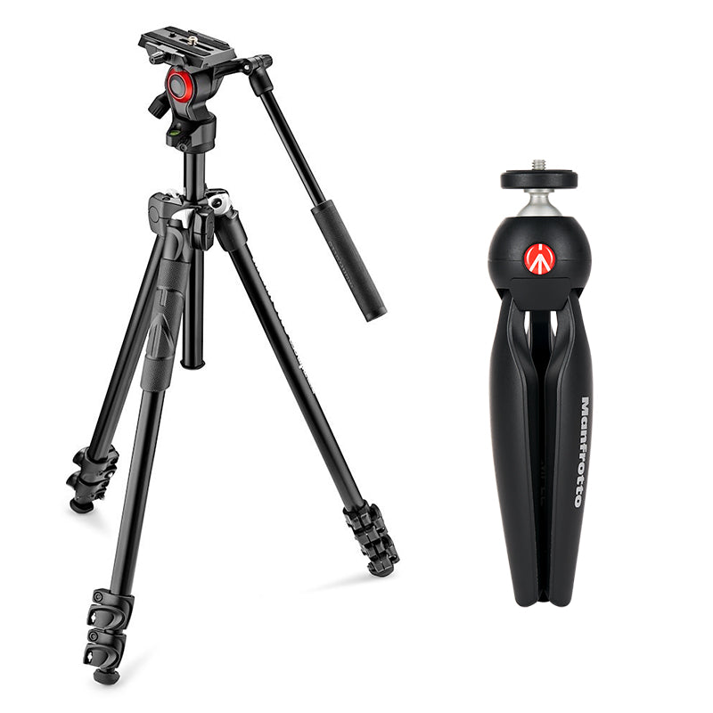 Manfrotto MK290 LTA3 KIT LIGHT sa MVH400 + gratis Manfrotto Pixi Mini II stativ / BDL - CD