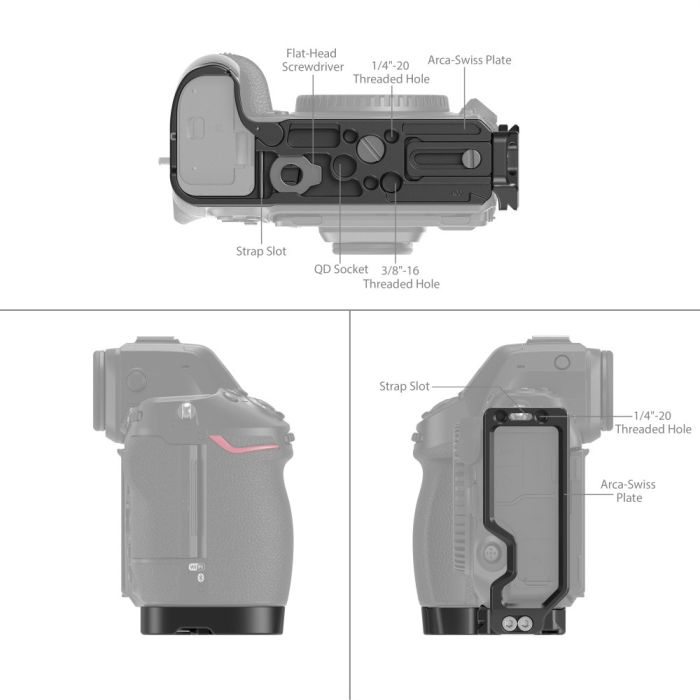 SmallRig L-Bracket for Nikon Z8 / 3942