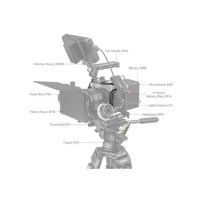 SmallRig Cage for Fujifilm X-T5 / 4135