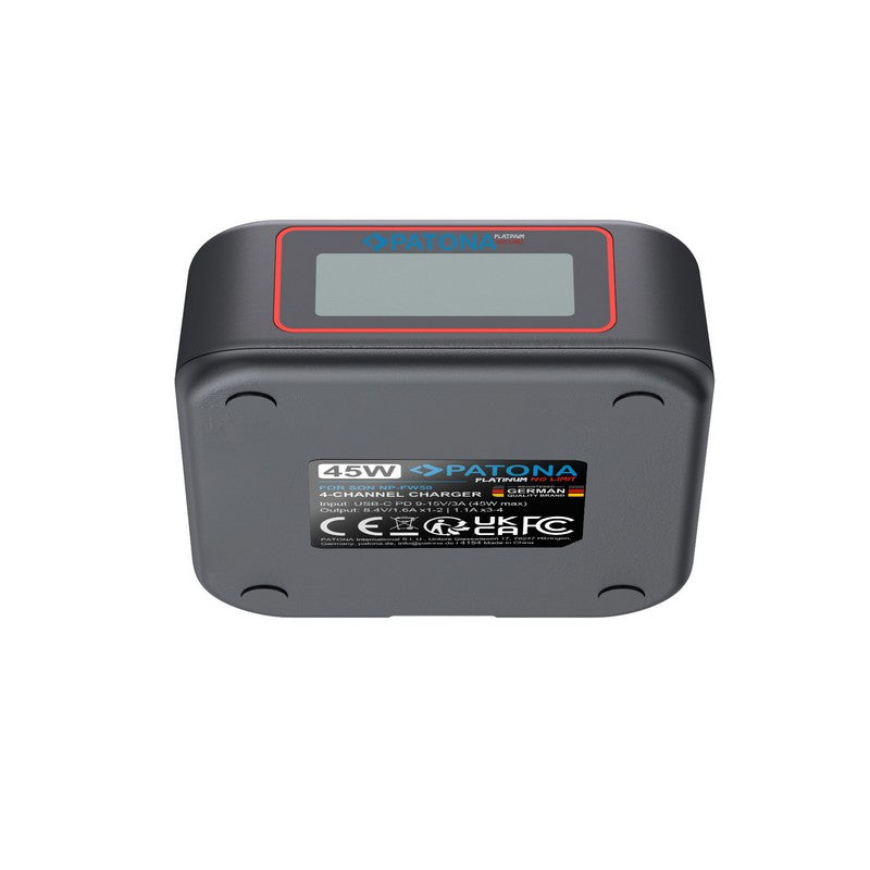 Patona Punjač 4-Bay USB-C PD QC za Sony NP-FW50
