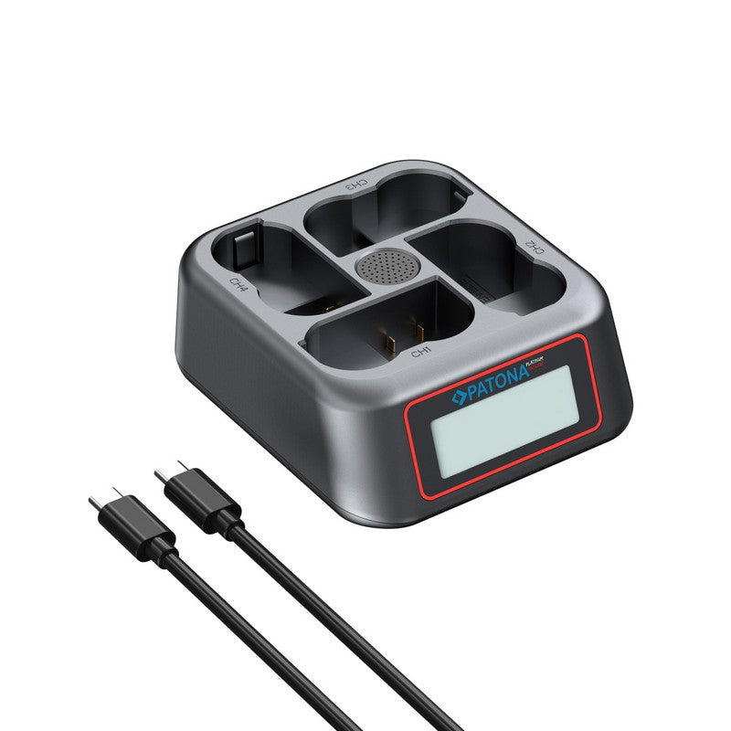 Patona Punjač 4-Bay USB-C PD QC za Nikon EN-EL15C