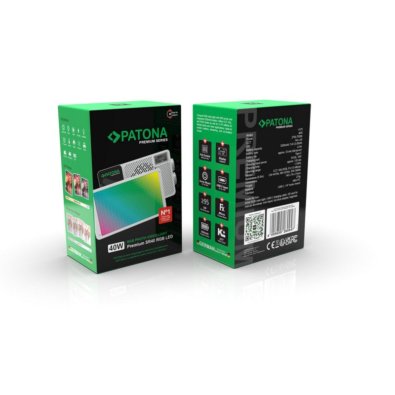 Patona LED Panel SR40 RGB