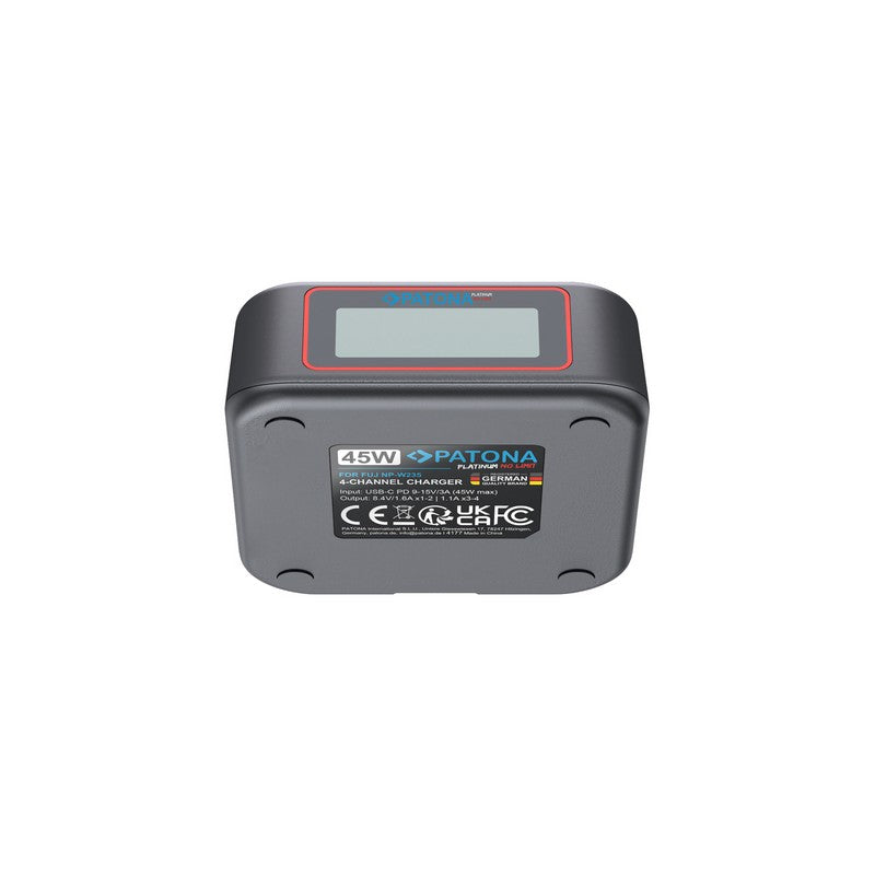 Patona Punjač 4-Bay USB-C PD QC za Fuji NP-W235