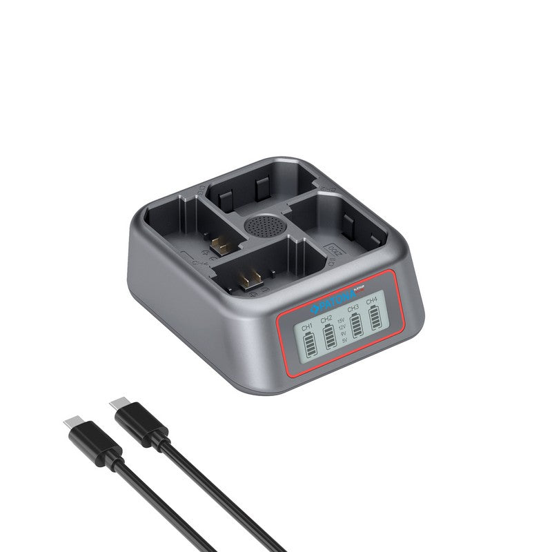 Patona Punjač 4-Bay USB-C PD QC za Sony NP-FZ100