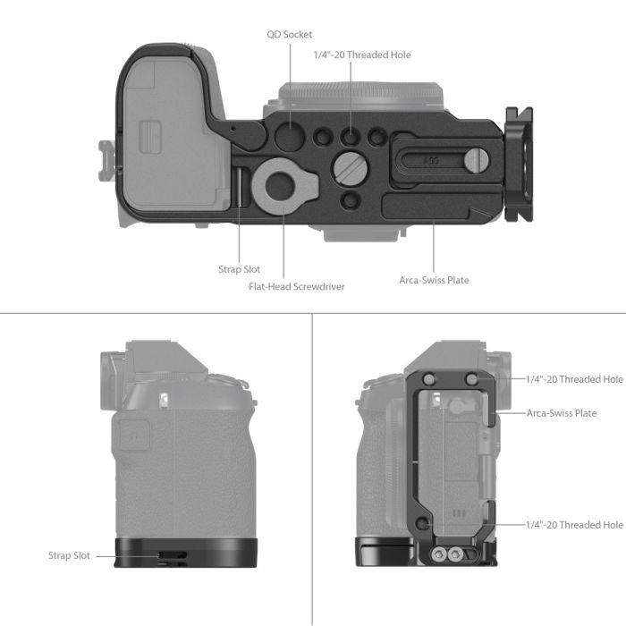 SmallRig L-Bracket for FUJIFILM X-S20 / 4231