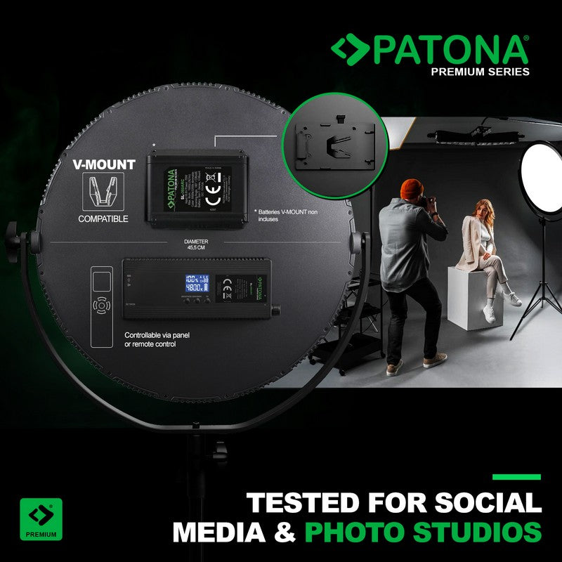 Patona LED Panel Premium Soft SL-360ARC Bi-Color